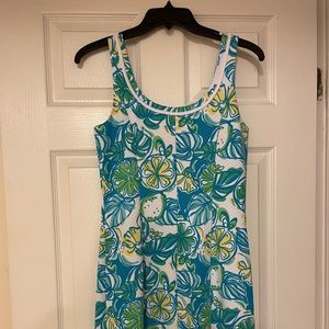 Lily Pulitzer green and blue dress